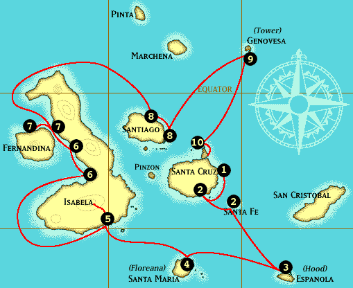 Click to visit  Virtual Galapagos