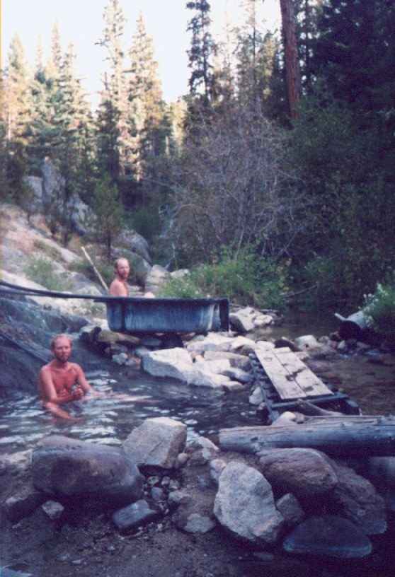 Trail Creek Hotspring in Idaho, with Ricky, 1992
