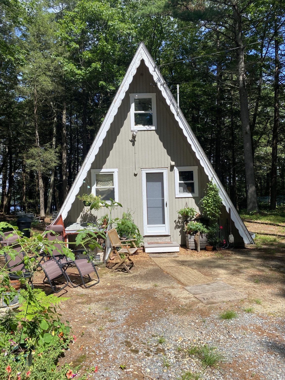 The A-frame at Billy Ward Pond