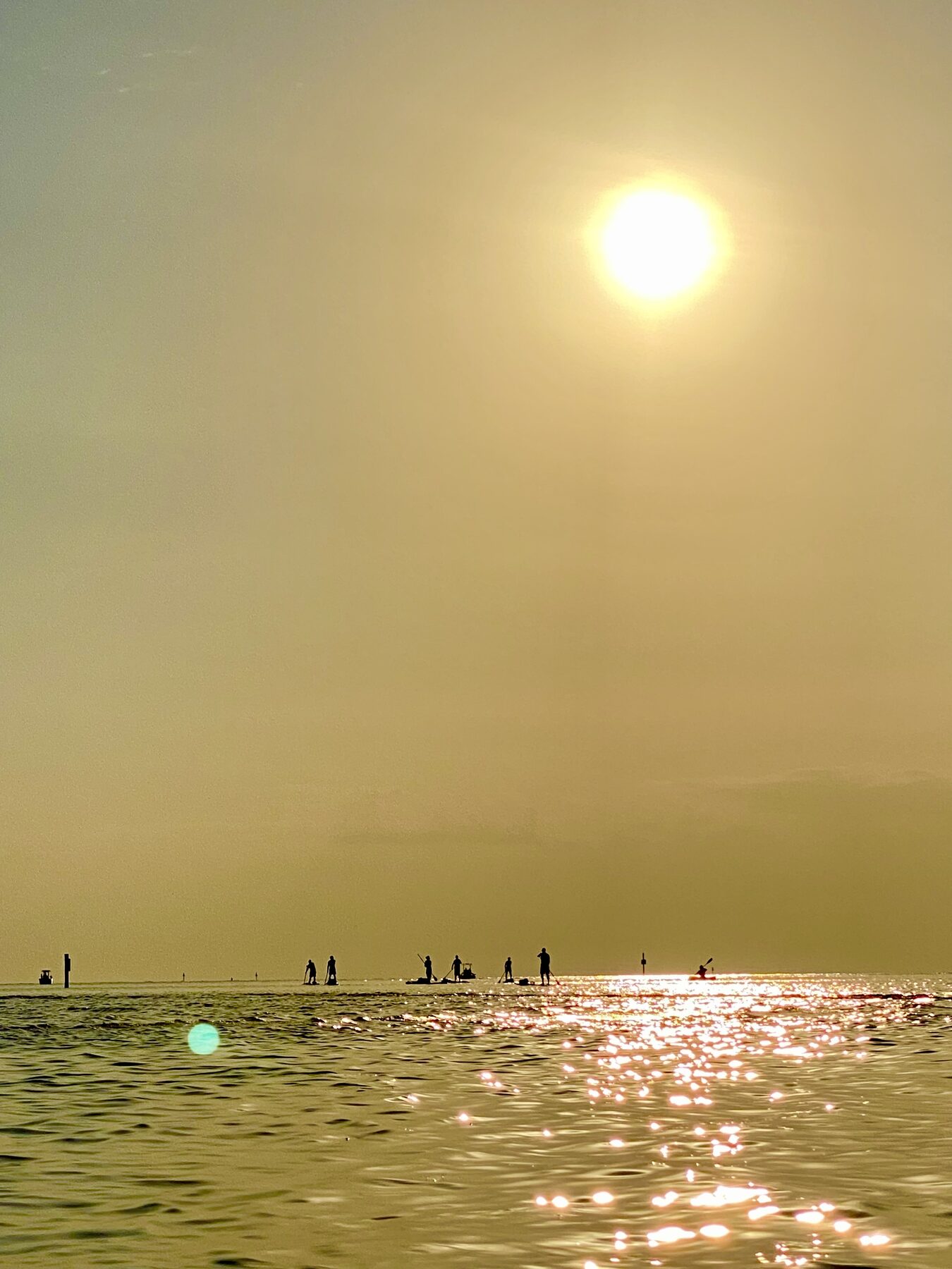 Sun over Gulf horizon