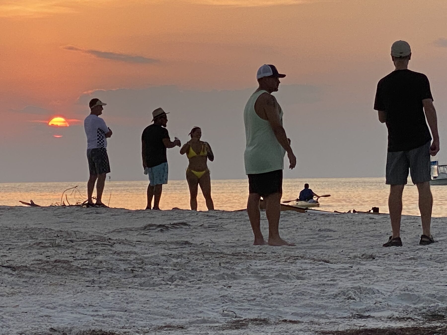 Beach at dusk