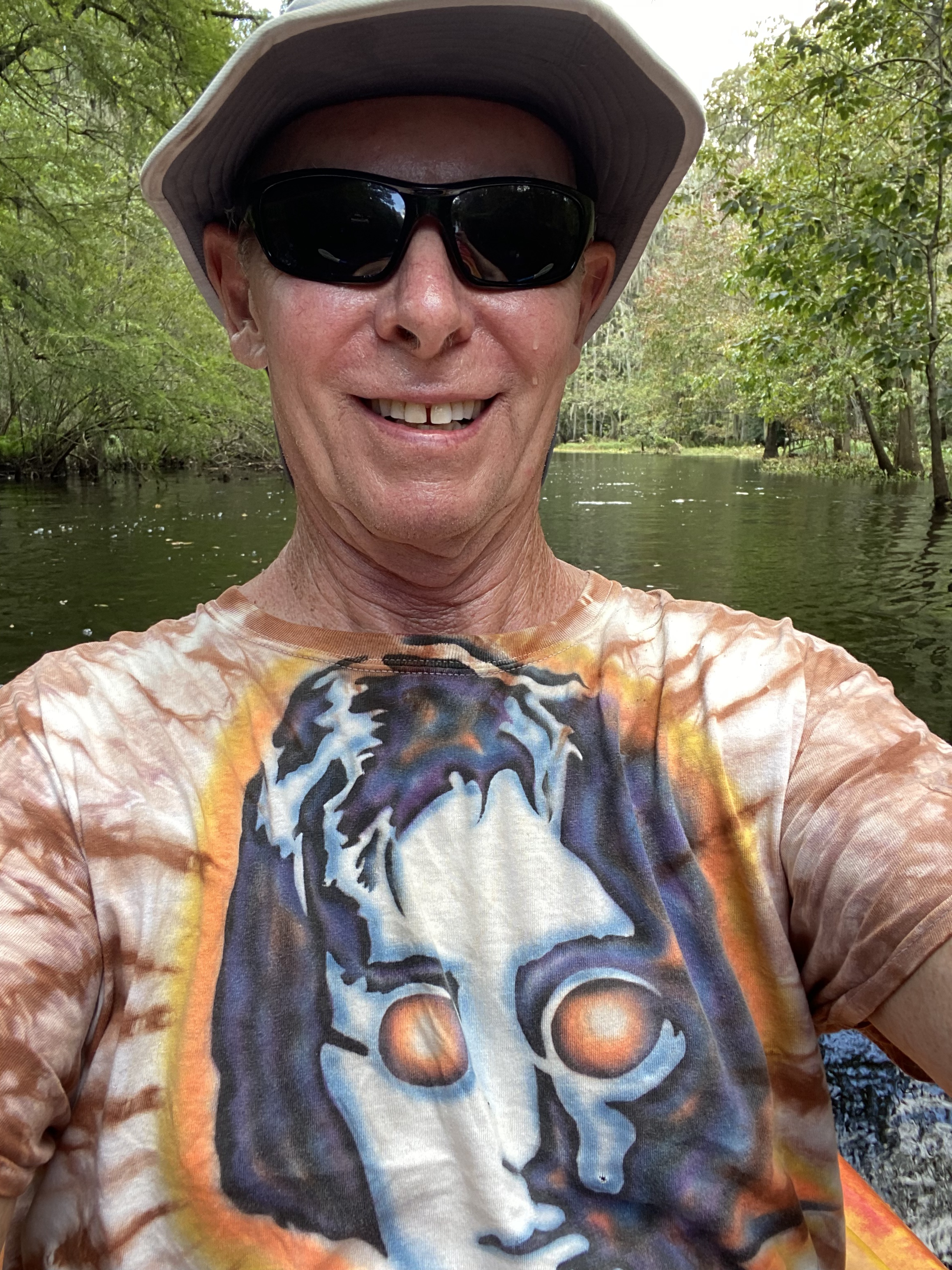 Tim on the Hillsborough River paddle