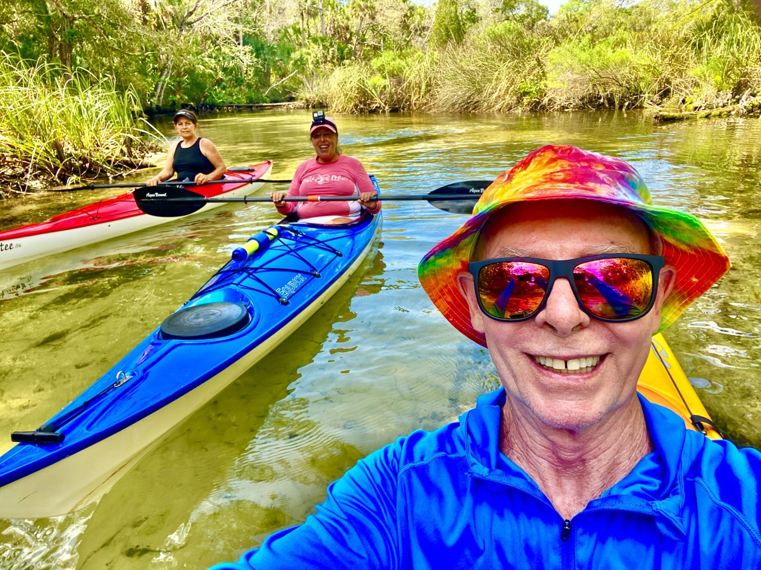 A smiling birthday selfie from the spring run.