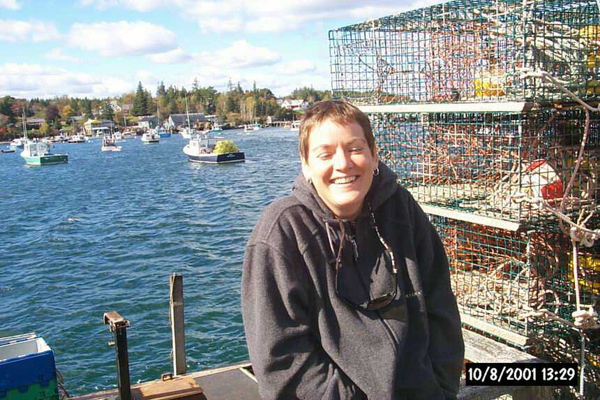 Julie during our Acadia National Park weekend.