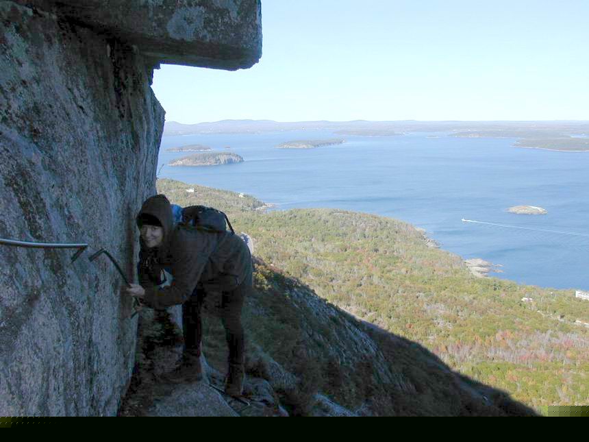 Julie during our Acadia National Park weekend.