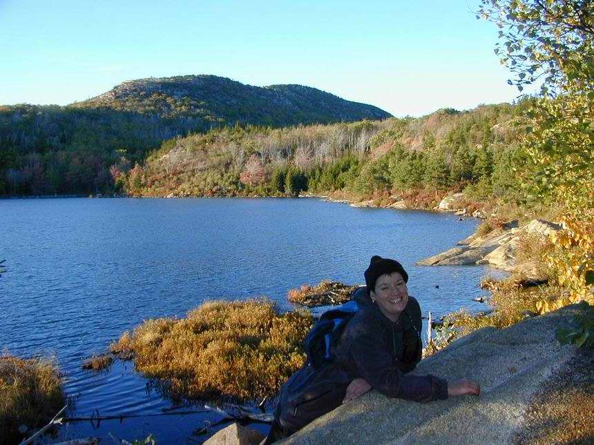 Julie during our Acadia National Park weekend.