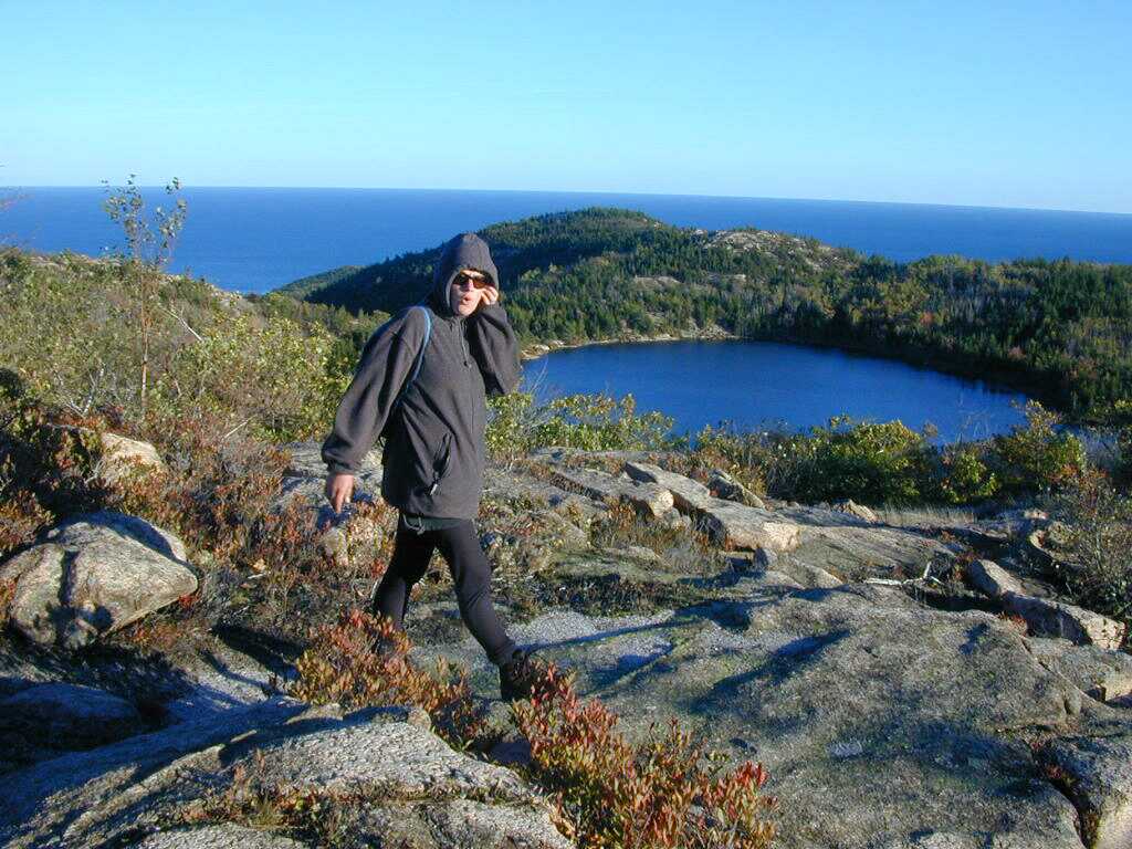 Julie during our Acadia National Park weekend.