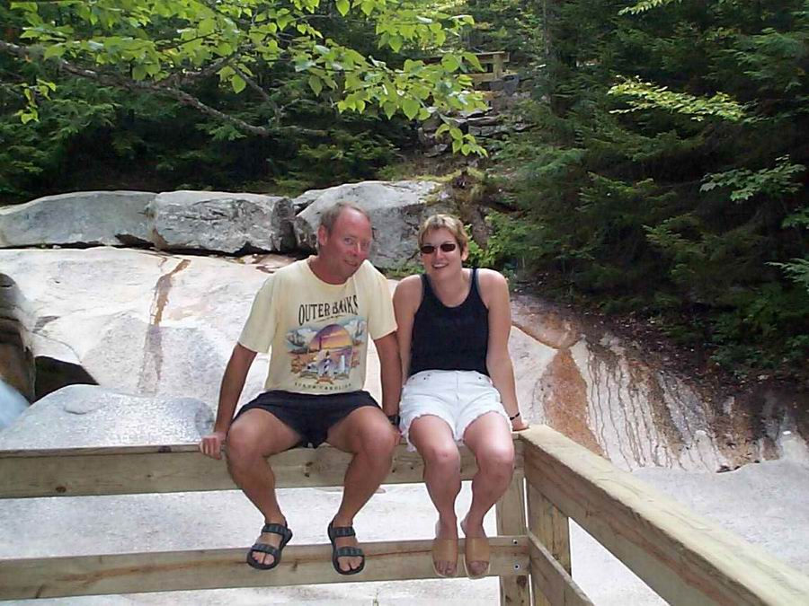 Julie and me during one of those easy, happy days together.