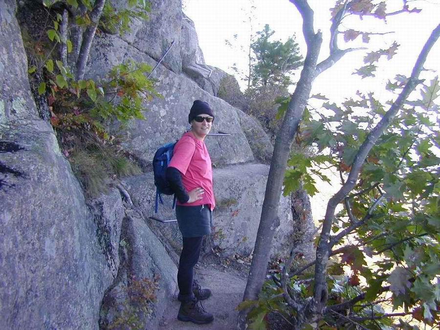 Julie during our Acadia National Park weekend.
